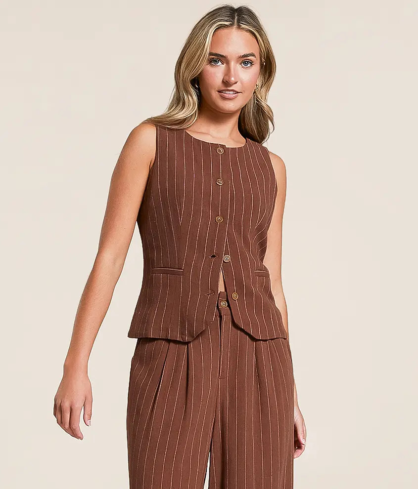 Striped Vest | Buckle