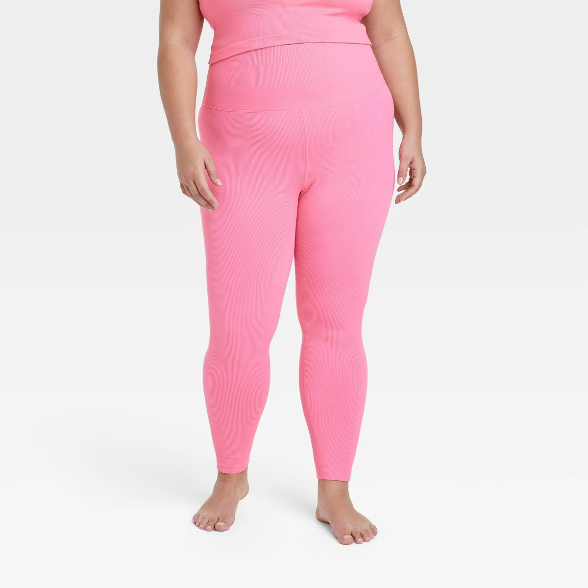 Women's Seamless High-Rise Rib Leggings - All in Motion™ | Target