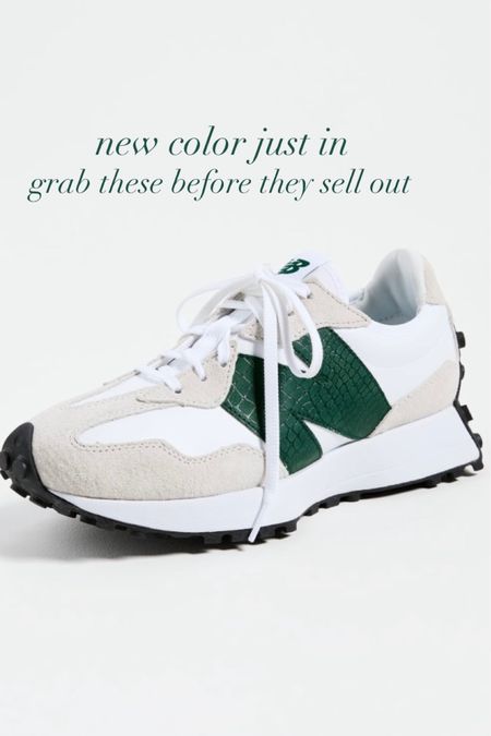 New green new balance 327 sneakers 

#LTKunder100 #LTKshoecrush