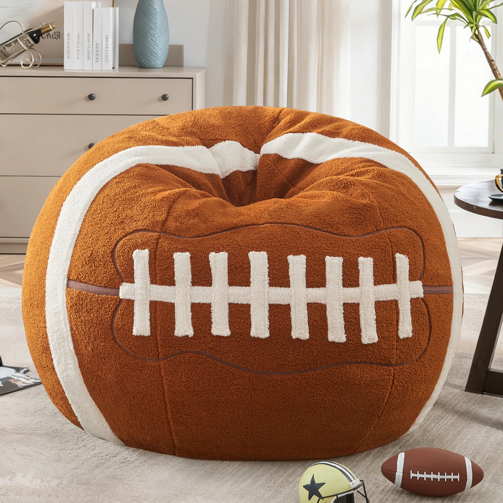 Memory Foam Filled Bean Bag Chair With Soft Printed Removeable Cover | Wayfair North America