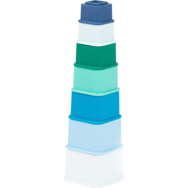Cool Blue Happy Stacks | Maisonette
