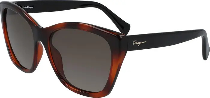 Salvatore Ferragamo 56mm Square Cateye Sunglasses | Nordstromrack | Nordstrom Rack