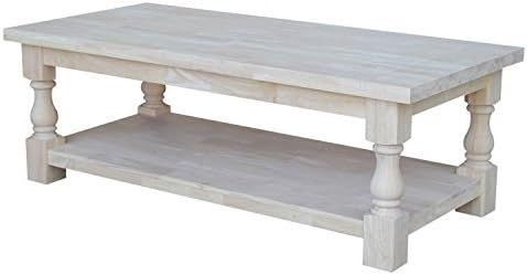 International Concepts Tuscan Coffee Table, 51 by 23-Inch | Amazon (US)