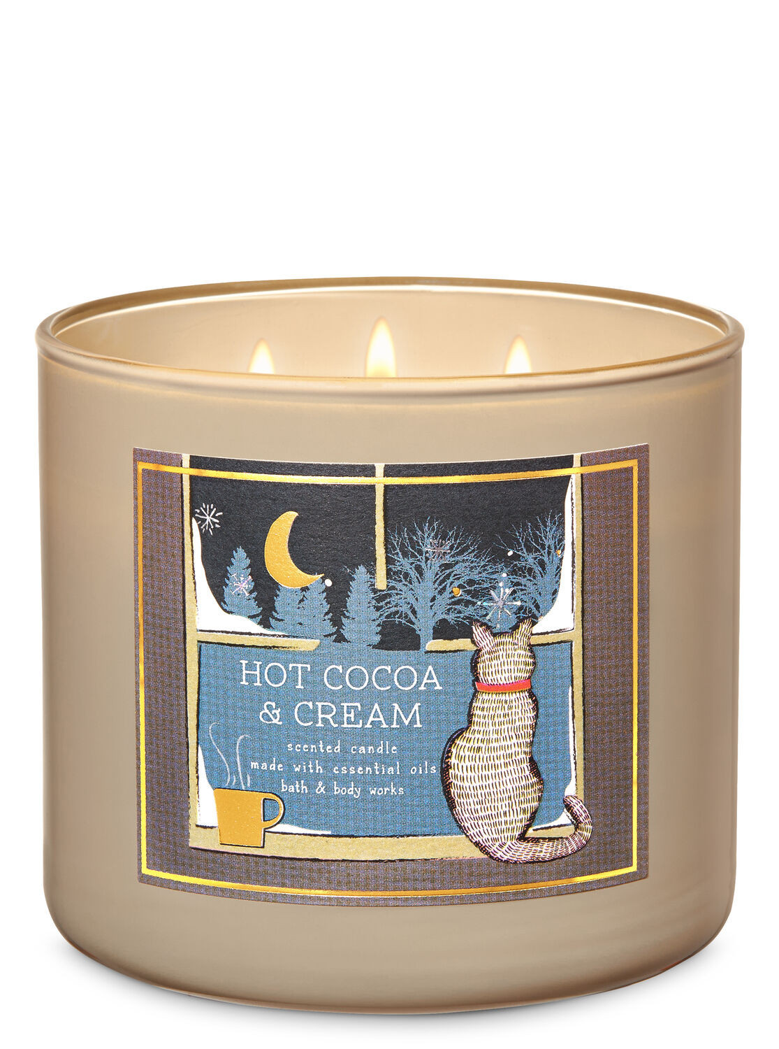 Hot Cocoa Cream 3-Wick Candle | Bath & Body Works