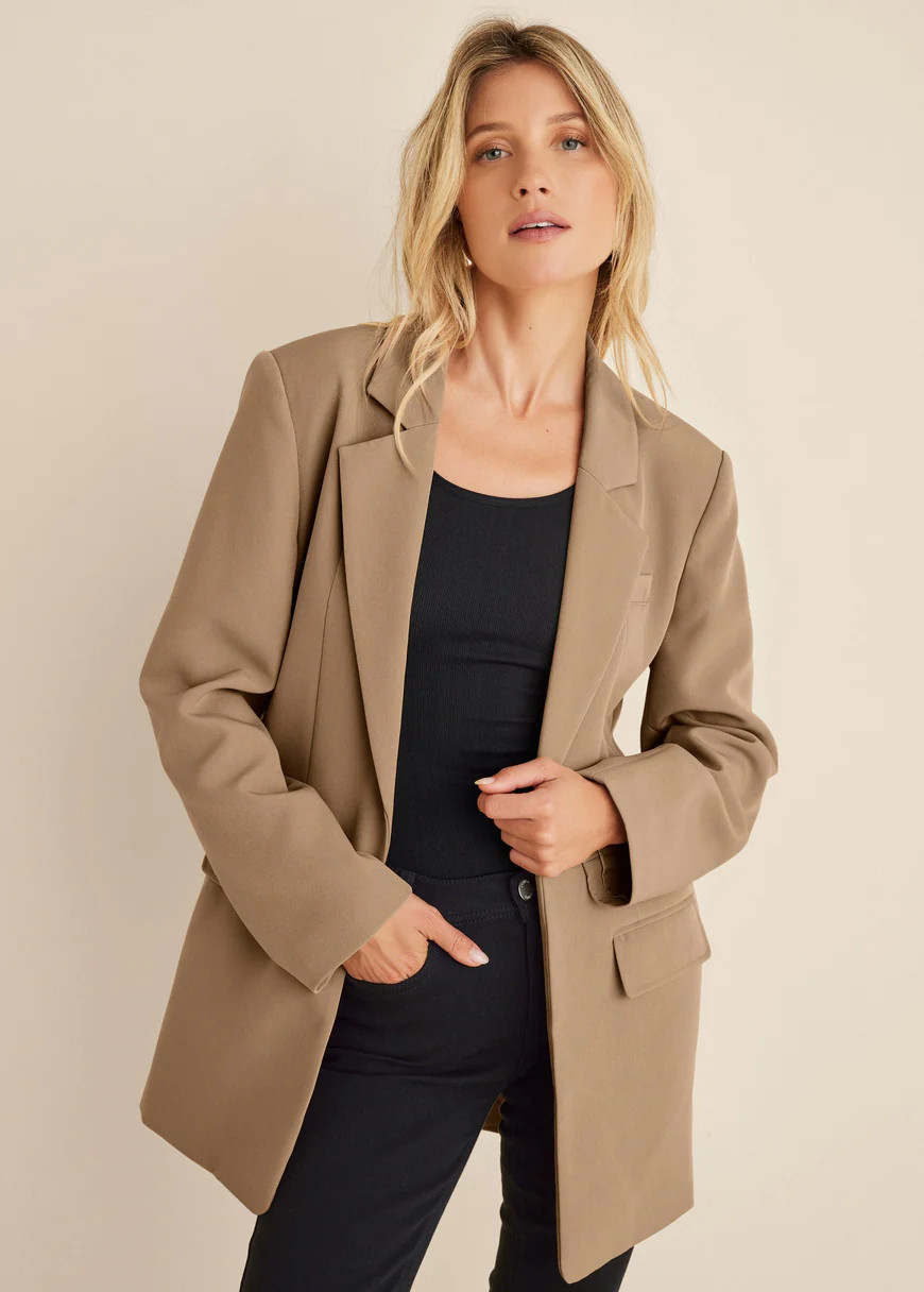 Oversized Blazer - Camel | VENUS