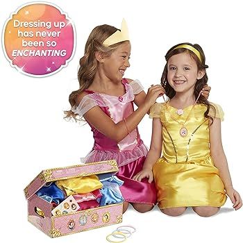 Disney Princess Dress Up Trunk Deluxe 21 Piece Officially Licensed [Amazon Exclusive] | Amazon (US)