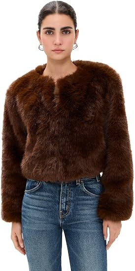 [BLANKNYC] Women's Cash Flow Faux Fur Jacket | Amazon (US)