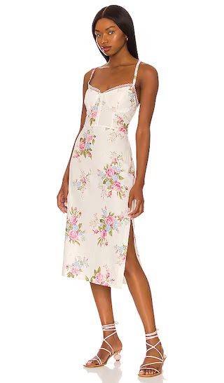 Capriana Midi Dress in Giardino Floral | Revolve Clothing (Global)