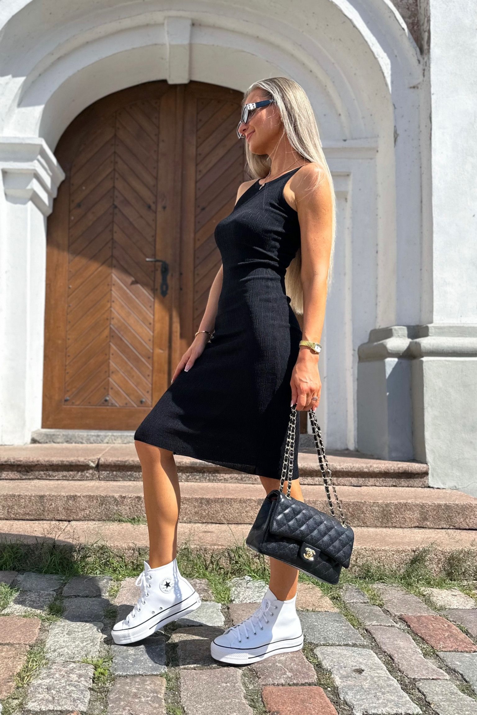 dresses with black converse Zapaka Women Black Graduacion Dress One Shoulder Sheath Cocktail Dress With  Slit – ZAPAKA NZ