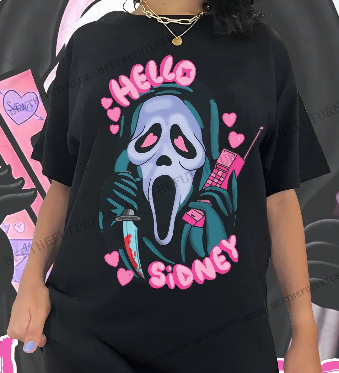 Vintage Scream Hello Sidney Shirt, Ghost Face Scream sweatshirt, Ghostface Calling, You Hang Up, ... | Etsy (US)