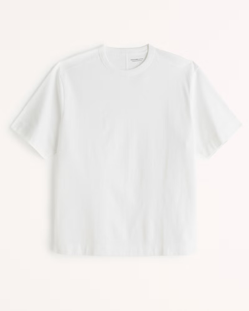 Abercrombie & Fitch Men's Premium Heavyweight Tee in White - Size XXXL TALL | Abercrombie & Fitch (US)