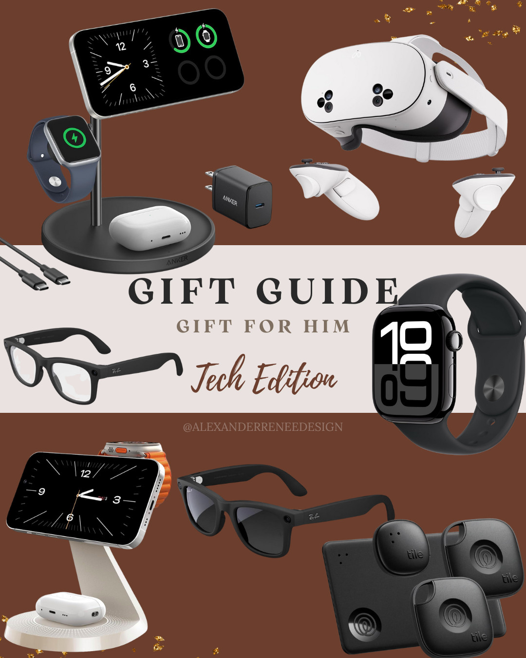 If your man is a total tech lover — husband, dad, brother, or that one guy who always “needs just one more gadget” — this guide is for him. 🖤
From smart chargers to VR, watches, and smart glasses… these are the gifts he’ll actually use (and brag about). Perfect for holiday gifting, birthdays, or when you just want to spoil him a little.

#GiftGuideForHim #TechGiftsForHim #TechEdition #HolidayGiftGuide #GiftsForHusband #GiftsForDad #AmazonTechFinds #AmazonGiftsForHim #TechDeals #GadgetLover #MensGiftGuide #LTKHoliday #LTKGifts #LTKMen #AmazonFinds #GiftIdeasForHim #ChristmasGiftsForHim #TechObsessed #SmartHomeGadgets #GiftsHeWillLove 

 #LTKGiftGuide #LTKHoliday #LTKMens