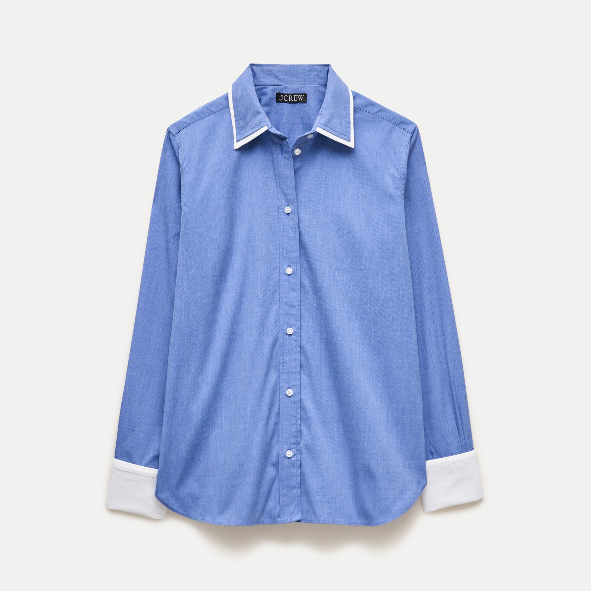Jules double-layer button-up shirt in Greenwich poplin | J. Crew US