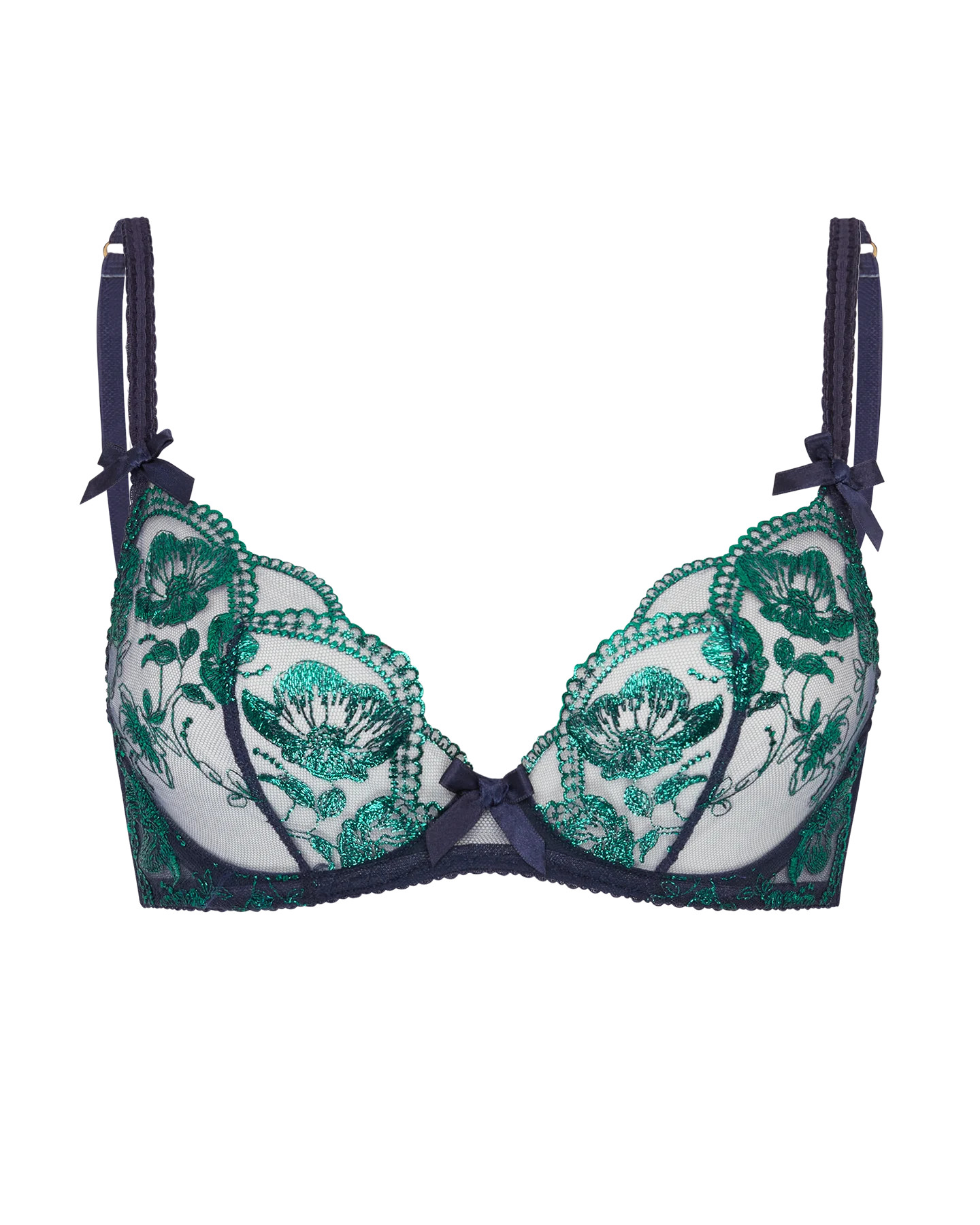 Winnette Full Cup Non Padded Bra in Green | By Agent Provocateur New In | Agent Provocateur (UK)