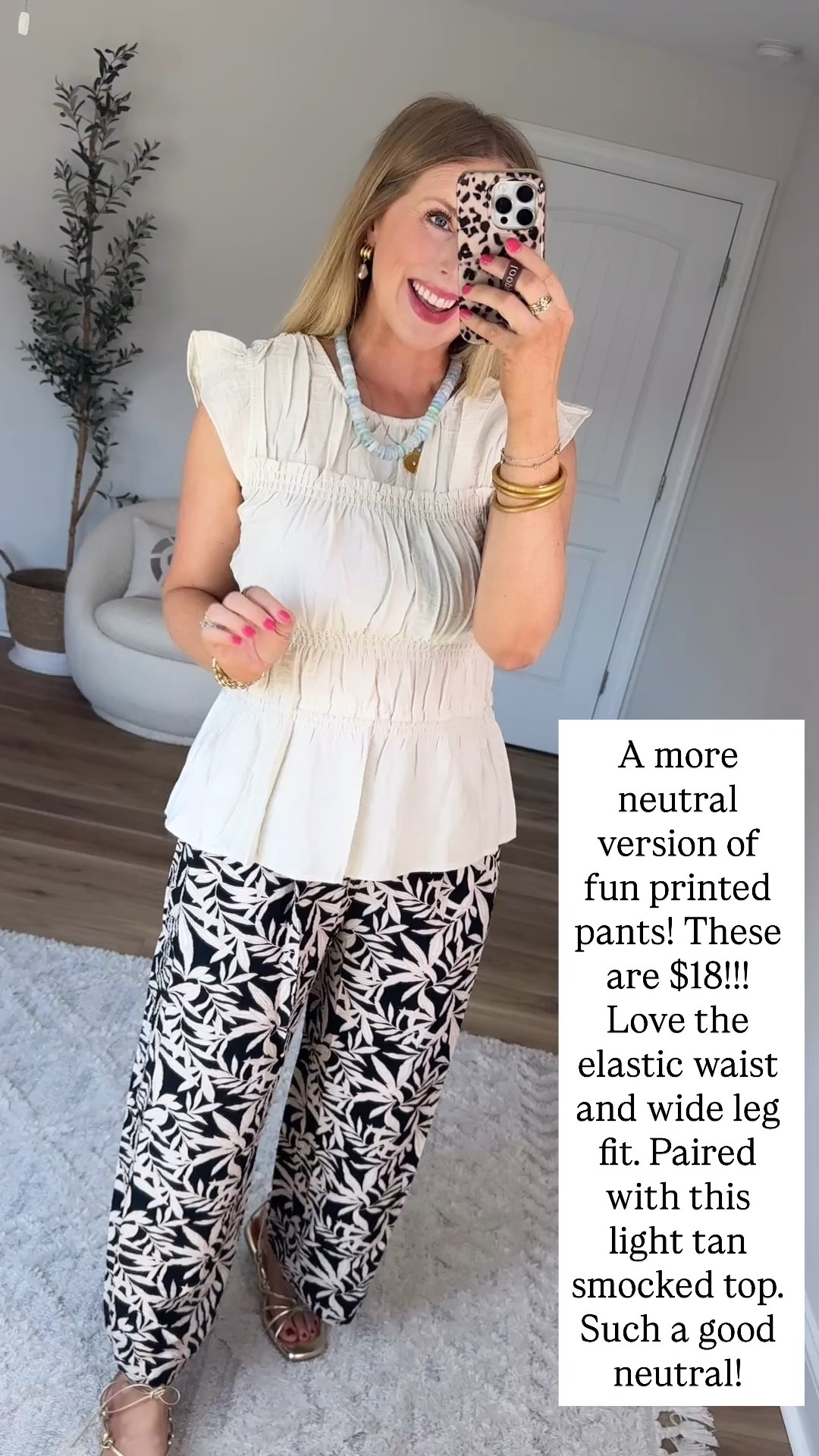 Walmart style, printed pants, time and tru

#LTKootd #LTKmomlife