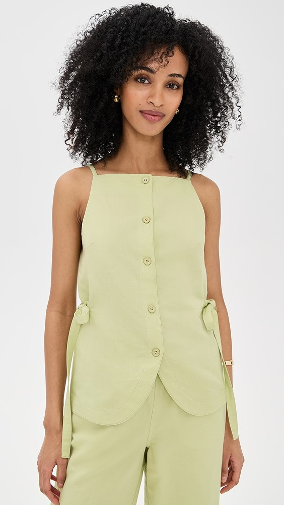 ALIGNE Ozais Linen Top | Shopbop | Shopbop