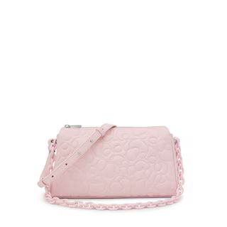 Large pale pink leather Crossbody bag TOUS Greta | TOUS USA