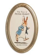 12x18 Tale Of Peter Rabbit Oval Wall Art | TJ Maxx