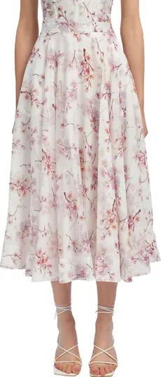 Gracious Floral Midi Skirt | Nordstrom