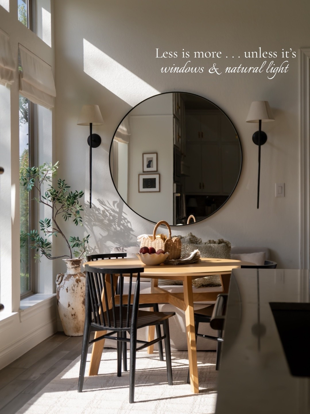 Breakfast nook summer views ☀️

#LTKHome #LTKSeasonal #LTKSaleAlert