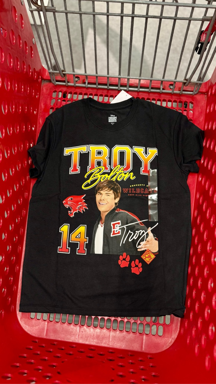 New High School Musical find!🏀 Available from sizes XXS-3X.

#target #newattarget #targetfinds #highschoolmusical #troybolton 