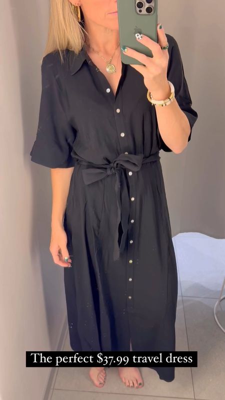 I love a great fitting belted shirt dress, it’s perfect for the plane and easy to throw on for the weekend.  Always looks polished.  I’ve linked this one as well as a few more of my favorites for travel.

#SpringDress #SummerDress #Dresses #SummerOutfit #TravelOutfit #AirportOutfit #VacationDress 

#LTKVideo #LTKSeasonal #LTKFindsUnder50