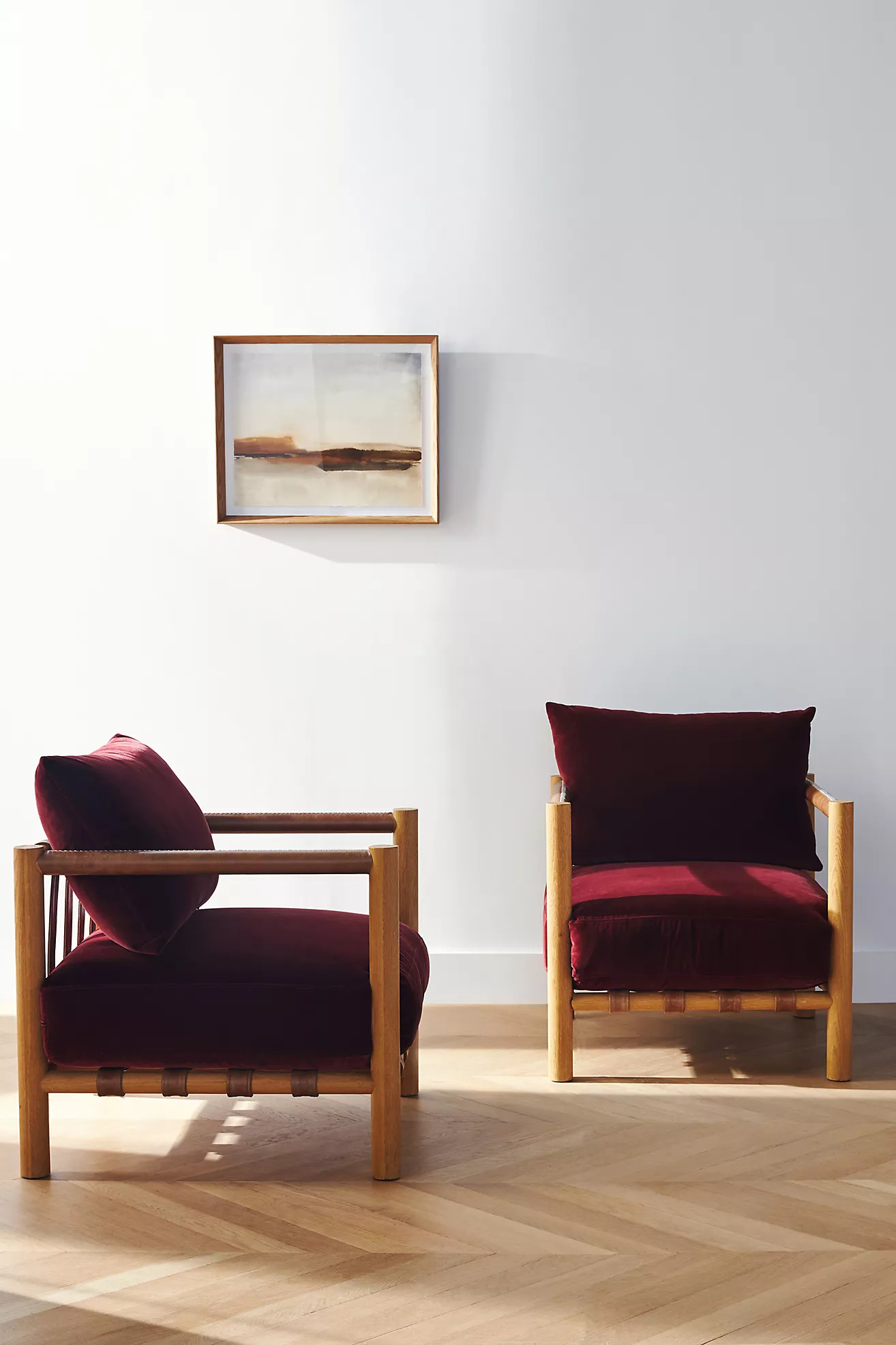 Amber Lewis for Anthropologie Velvet Caillen Accent Chair | Anthropologie (US)