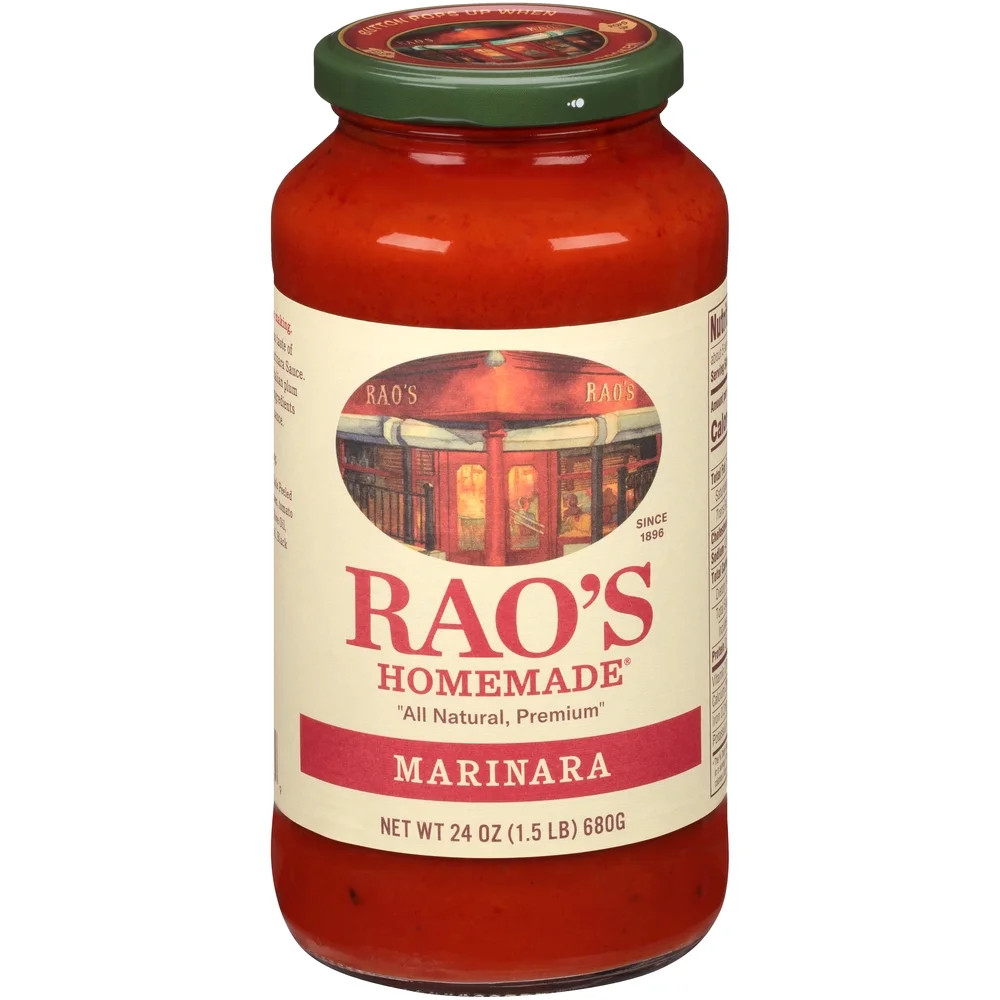 Rao's Homemade Marinara Sauce, Low Carb, All-Natural Spaghetti Sauce, 24 Oz | Walmart (US)