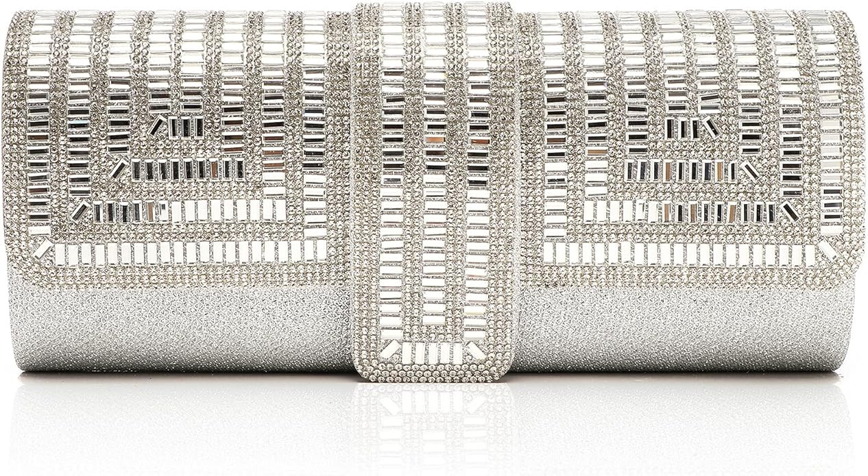 Labair Evening Bag and Clutches for Women Crystal Bag Sparkly Clutch Purse with Rhinestones Weddi... | Amazon (US)