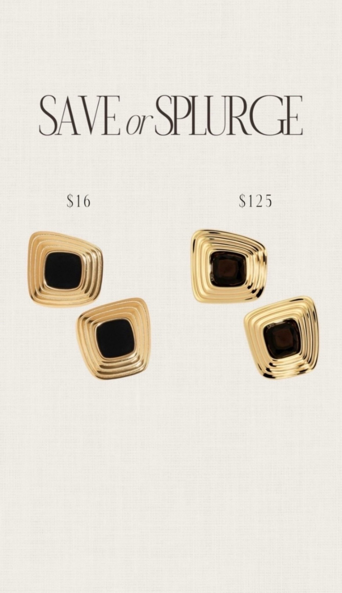 Save or Splurge! 🙌🏼 I personally own both of these earrings and LOVE them!

#LTKBeauty #LTKgrwm #LTKootd