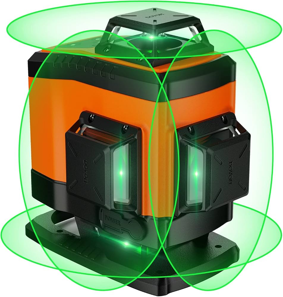 4x360° Laser Level 360 Self Leveling, 16 Line Laser Leveler for Construction Floor Tiling and Ce... | Amazon (US)