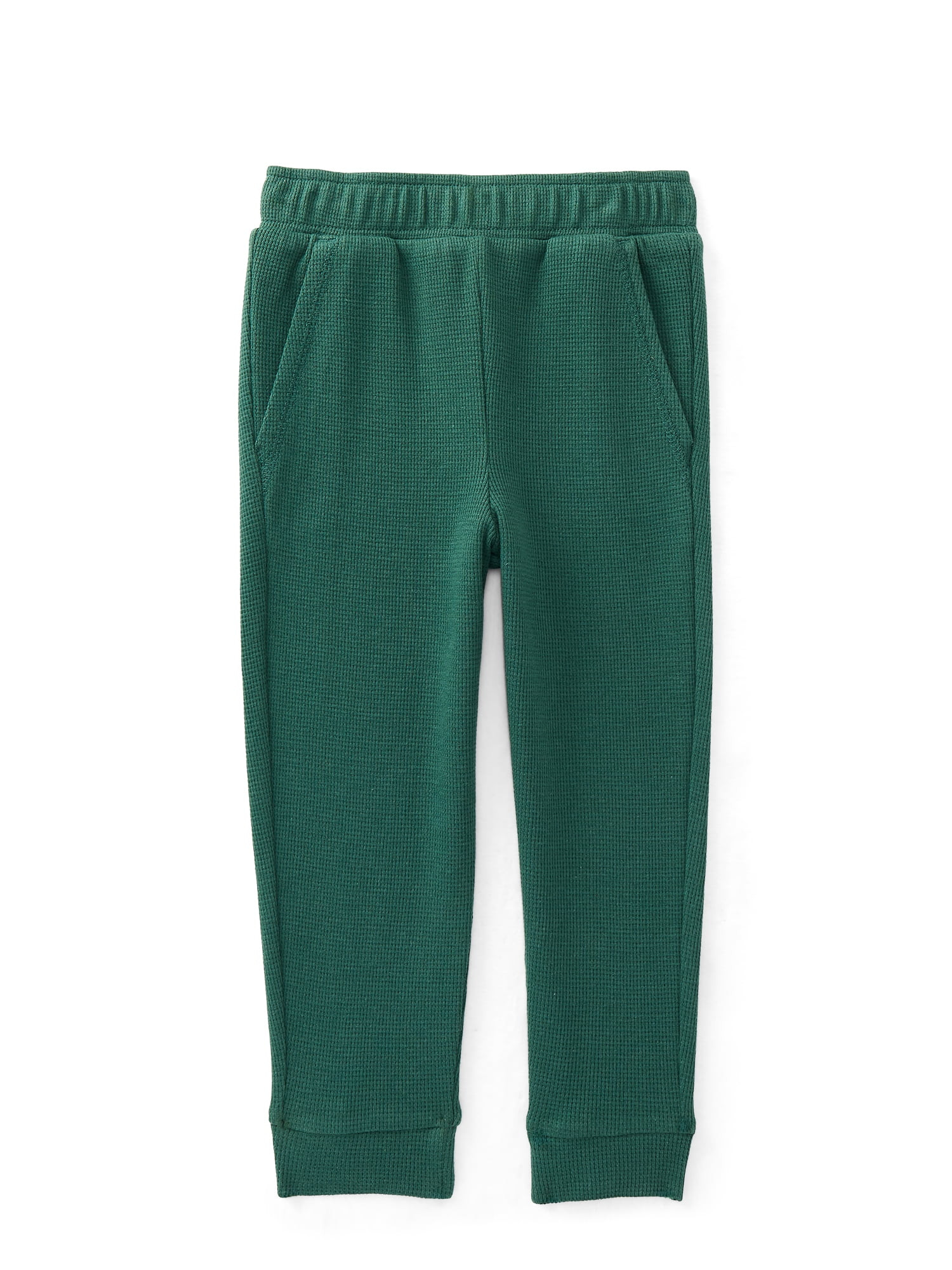 Garanimals Toddler Boys Holiday Solid Micro Thermal Joggers, Sizes 18M-5T | Walmart (US)