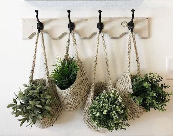 Hanging Basket - Storage Basket - Hanging Basket for plants - Home Decor - Nursery - Entry way - ... | Etsy (US)