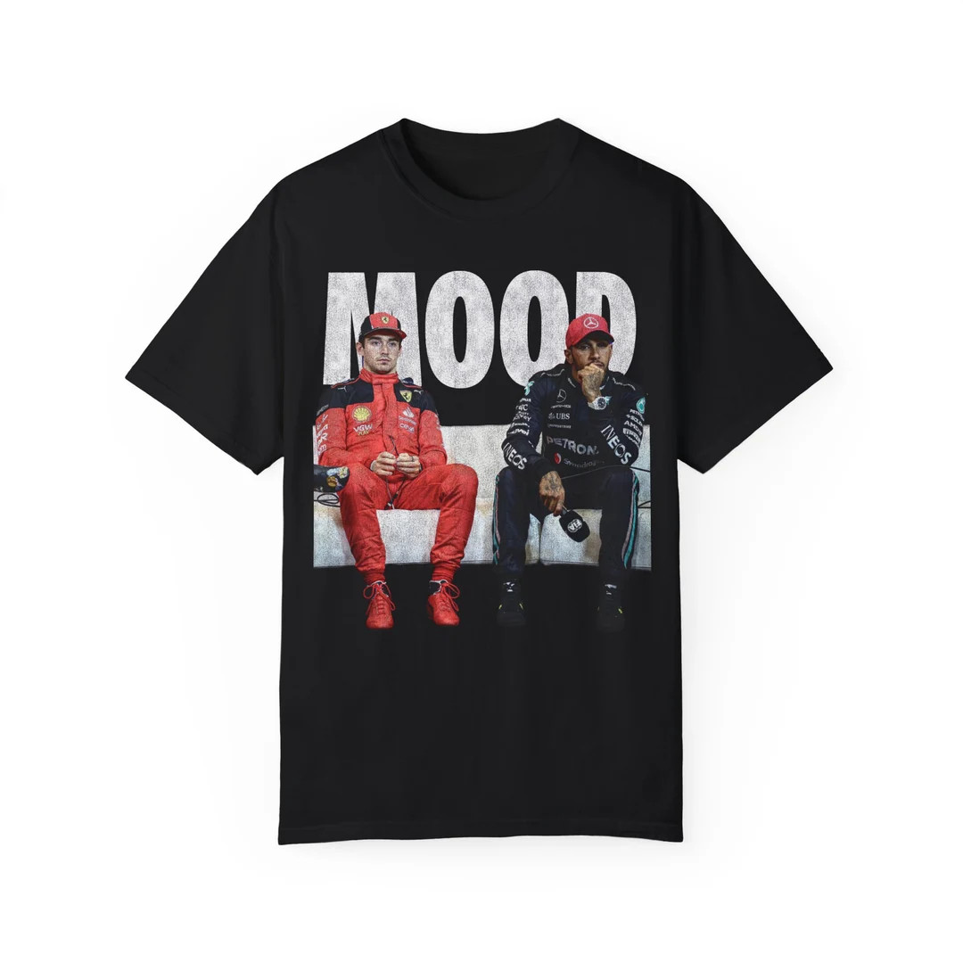 Comfort Colors Charles Leclerc Lewis Hamilton 'mood' Grunge Vintage Style Unisex T-shirt - Etsy | Etsy (US)
