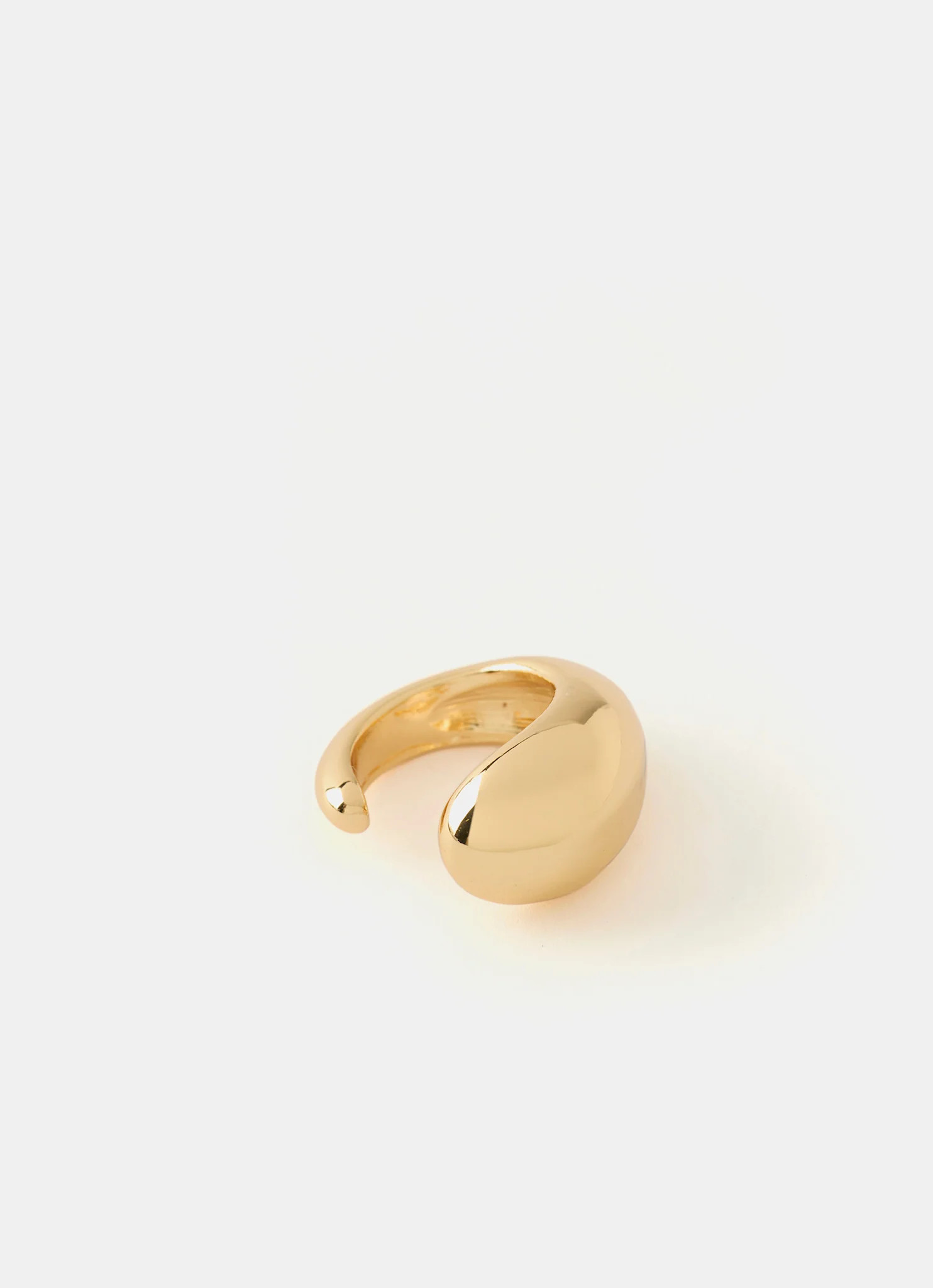 Gold Tone Teardrop Ring | Mint Velvet