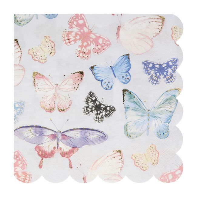 Meri Meri | Butterfly Large Napkins | Maisonette | Maisonette