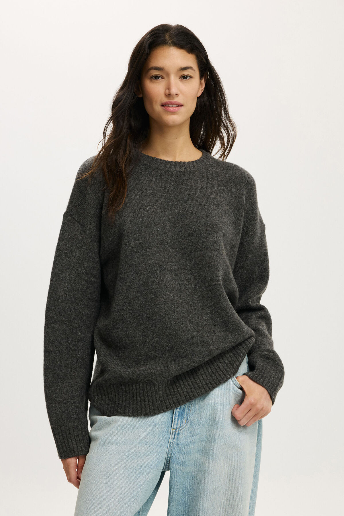 Luxe Crew Sweater | Cotton On (US)