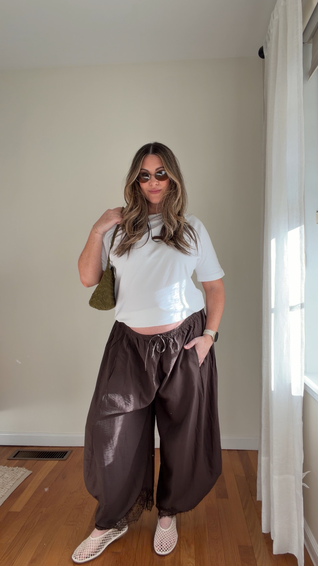 Living in these lightweight flowy summer pants — the lace detail 🤏🏼

Pregnancy style, bump friendly outfit, Anthropologie style, summer outfit, simple outfit, Aritzia

#LTKootd #LTKBump #LTKSeasonal