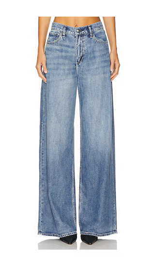 Rag & Bone Featherweight Sofie Wide Leg Jeans in Denim-Medium. - size 31 | Revolve Clothing (Global)
