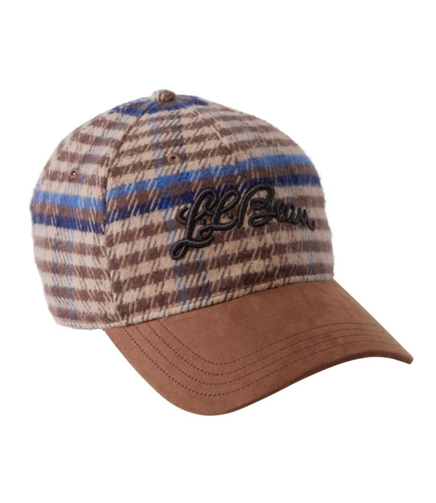 Men's Signature Baseball Hat Birch Brown Houndstooth OSFA, Cotton L.L.Bean | L.L. Bean