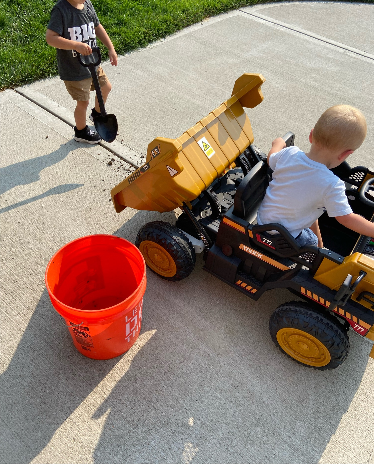Comment TRUCK for the link! 👷 This is the coolest dump truck! It’s on my top 3 list of the best things Santa has ever brought us. We use this every single day in the summer & even used it for trick or treating. Comes with a remote control too. 

#LTKKids #LTKGiftGuide #LTKHoliday