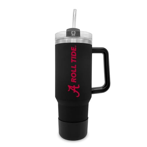 The Fanatic Group University of Alabama 40oz. Tumbler with Handle and Straw - Black | Amazon (US)