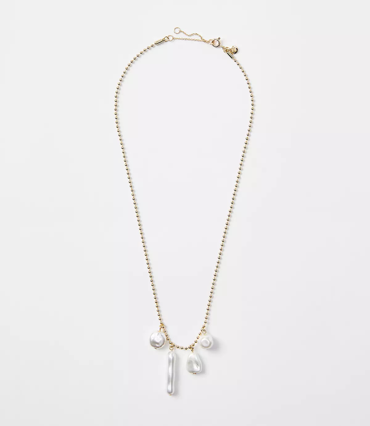 Pearlized Modern Pendant Necklace | LOFT