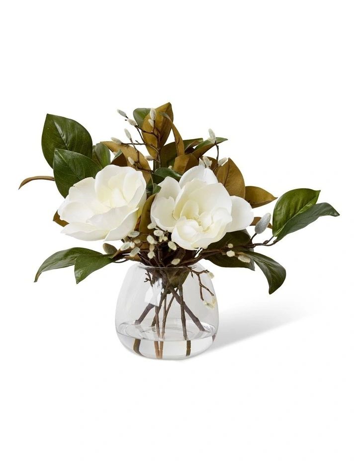 Magnolia Leaf Mix-Alma Vase in White | Myer