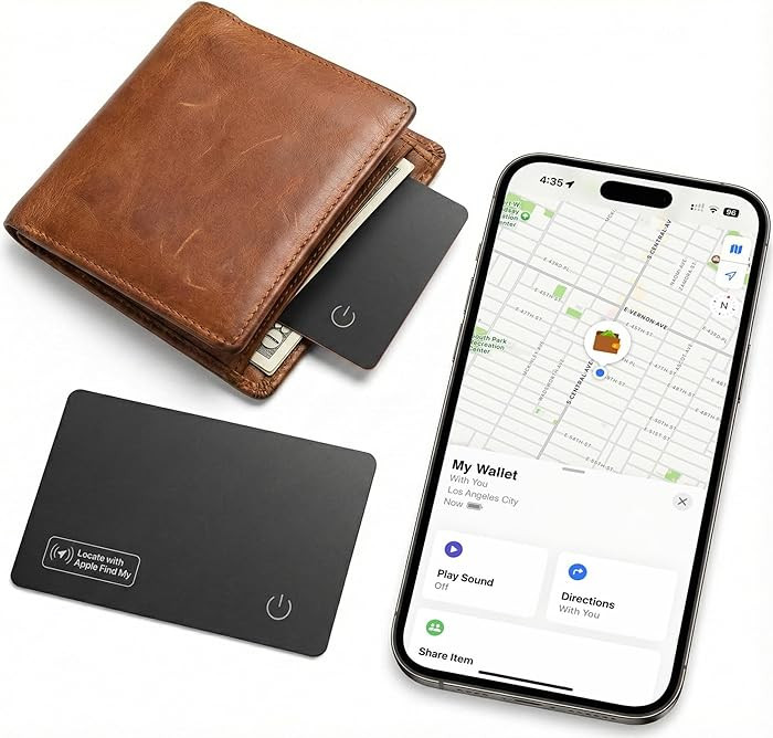 Ultra Slim Air Card Tag: 2026 MFi Certified Wallet Smart Tracker Card - Compatible with Apple Fin... | Amazon (US)