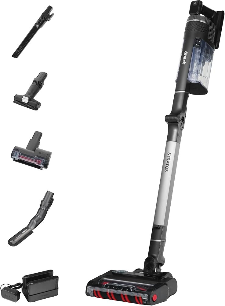 Shark Stratos Cordless Stick Vacuum Cleaner, Charcoal/Silver, IZ420UKT | Amazon (UK)
