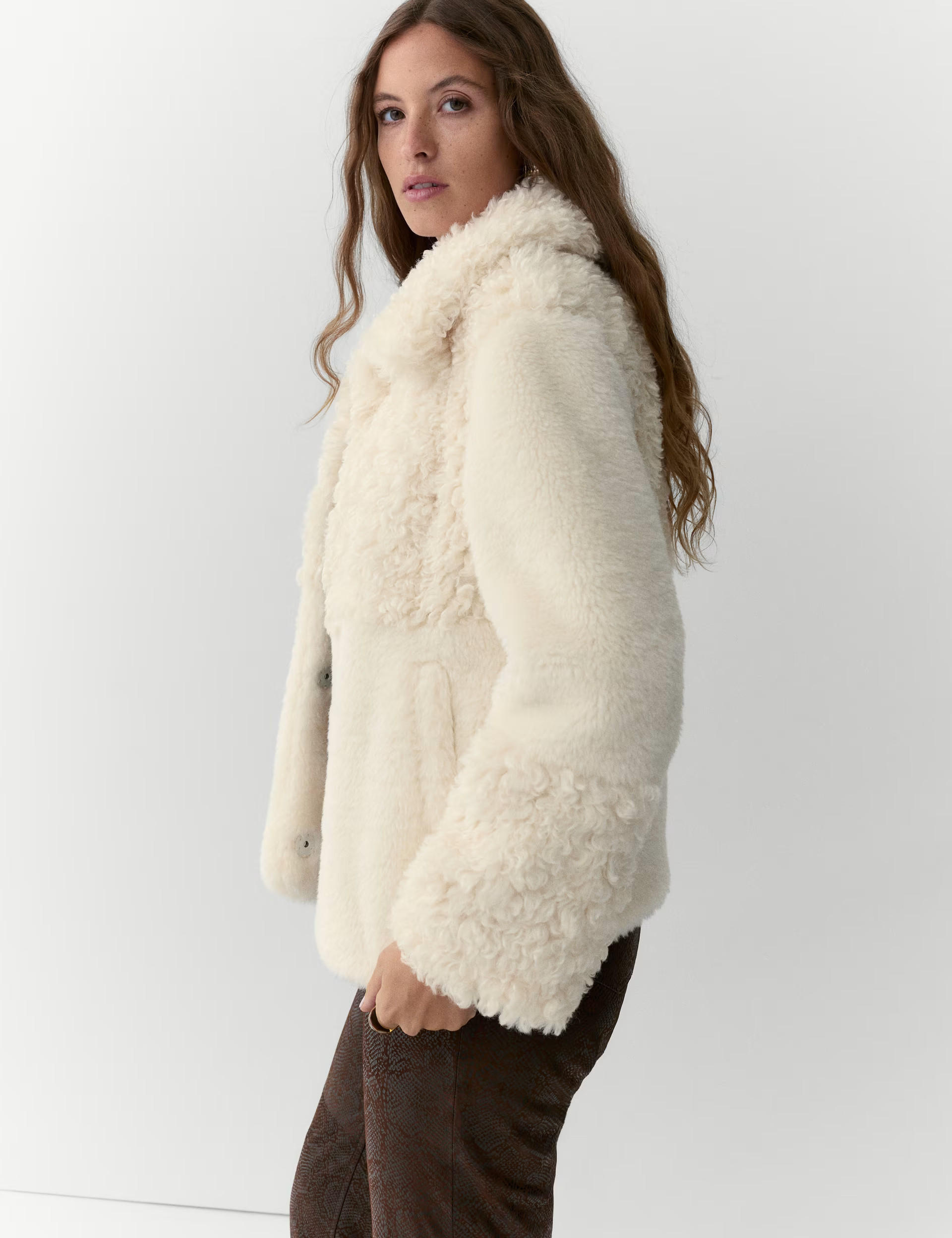 Faux Fur Panelled Coat | Marks & Spencer (UK)