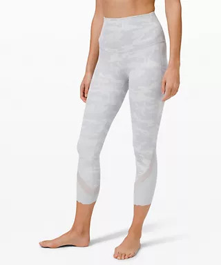 Wunder Under Scalloped Hem High-Rise Crop 23" *Luxtreme | Women's Pants | lululemon | Lululemon (US)