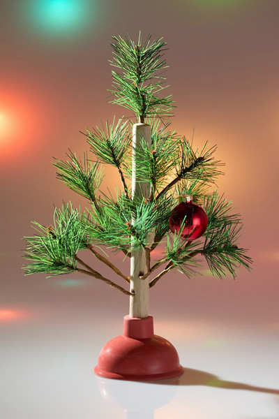 Plunger 15-Inch Holiday Tree | Urban Outfitters (US and RoW)