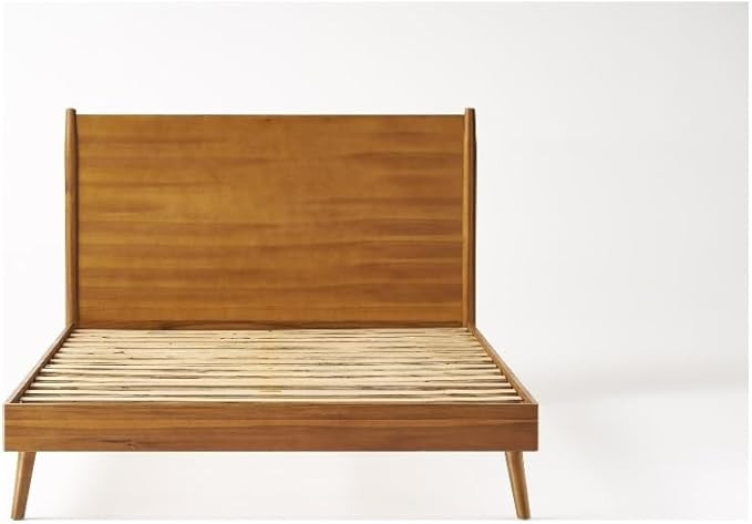 Noble House Mid-Century Wood Bed - Queen | Amazon (US)